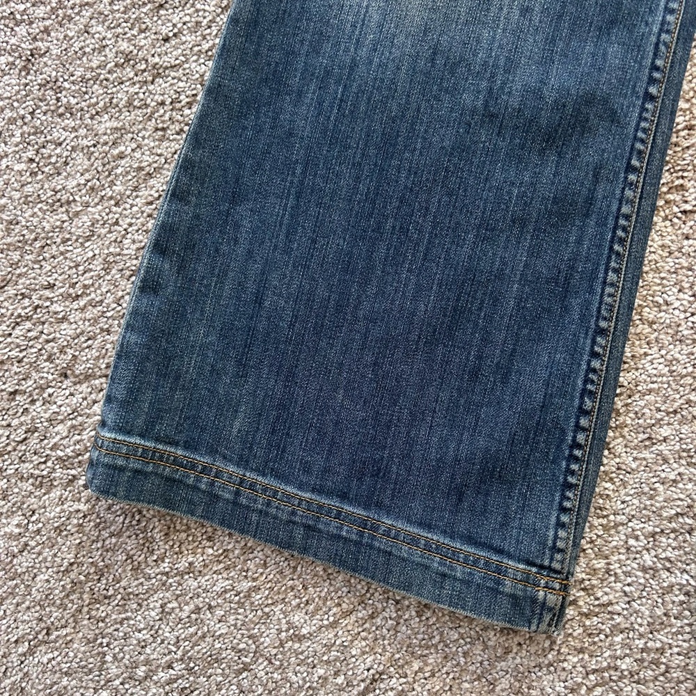 Poetry Wide Leg Flare Jeans. Like new. Hipster. Boho. Luxury. Lower rise. USA 4 - Picture 2 of 11